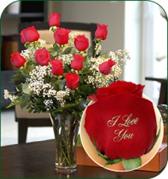 12 Red Roses - I Love You